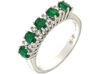 Anello Mirco Visconti Donna Anelli Colore in Oro bianco Smeraldo 0.73 Ct LF386/S - LF386/S